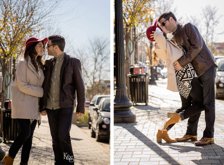 dallas truckyard engagement photograpy